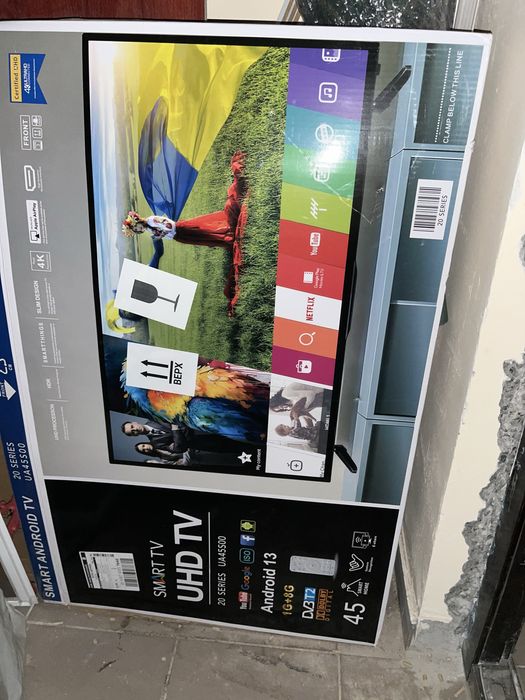Телевізор samsung, 45 дюймів, смарт тв
