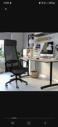 Krzesło biurowe Ikea czarne