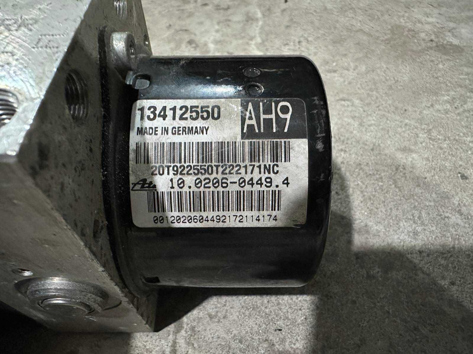 Блок abs opel astra j 1.4 2009-2015 13412550