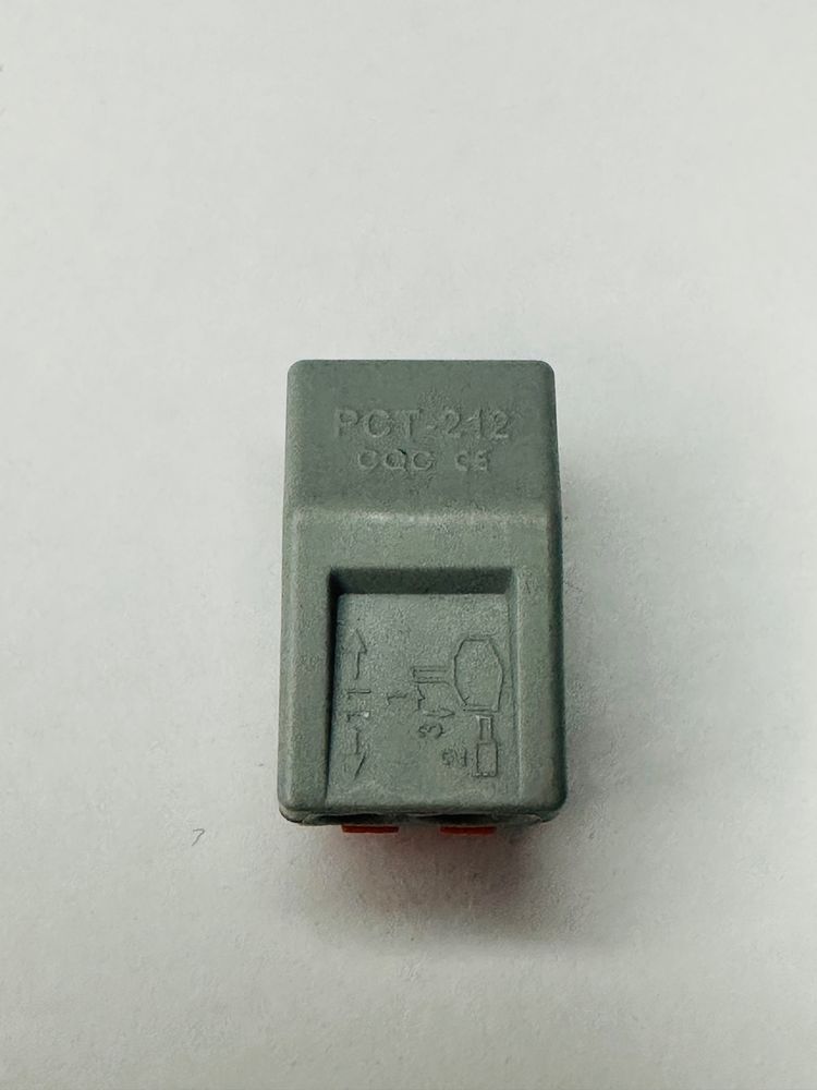 Клемник швидкого монтажу. Клема. Wago. 2 піна, 2 пина, 2 pin.