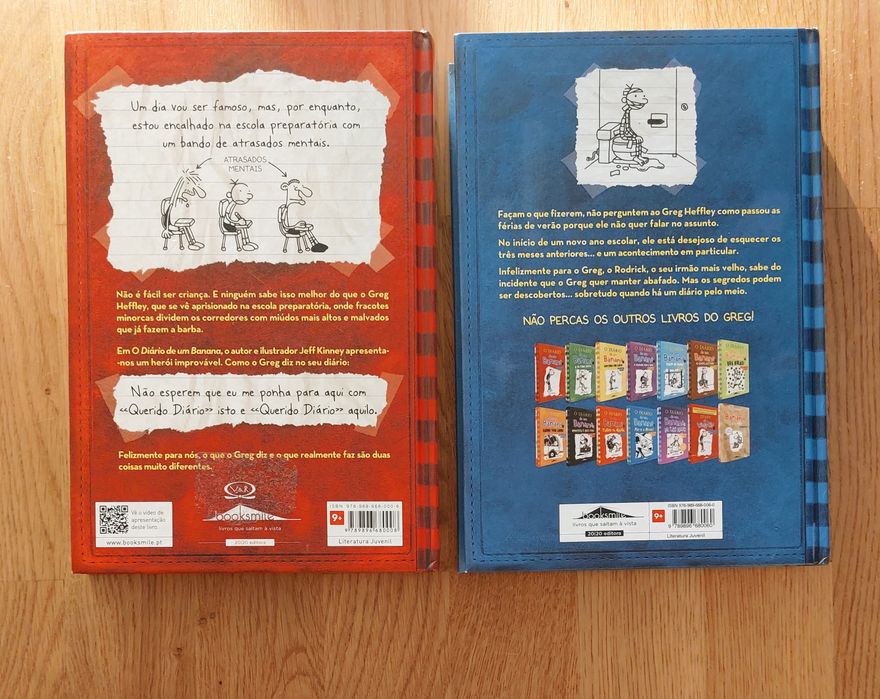 Livros da colecção Diário de um Banana