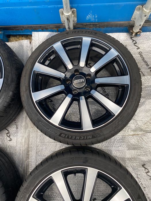 Felgi Aluminiowe VW AUDI Skoda 5x112 ET42 8x18” Czarne POLERKA idealne