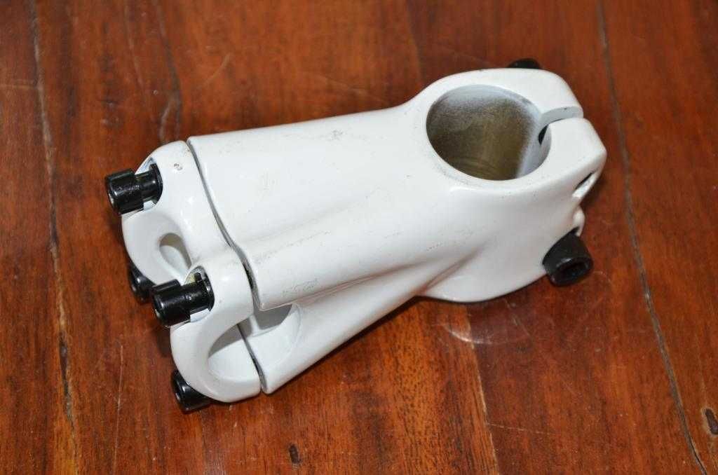 Mostek rowerowy wspornik biały mocny DH FR 31,8 mm e mtb e bike 60 mm