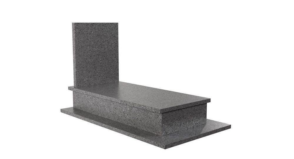 Nagrobek Granitowy Porządny Pomnik Brąz Królewski Granit 190x90