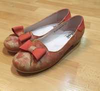 Шкіряні туфлі, кожаные туфли, балетки 34-35 роз