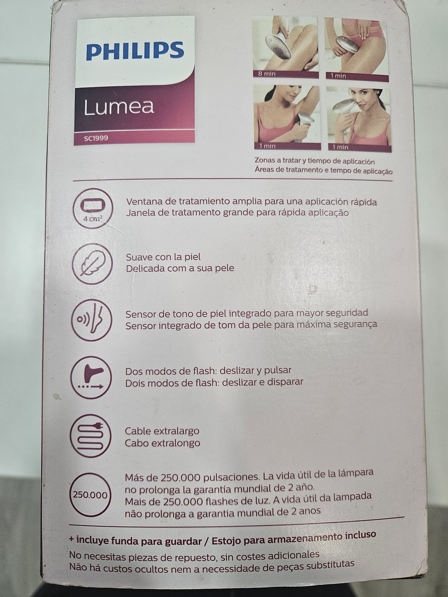 Depiladora a Laser Philips Advanced  IPL Lumea