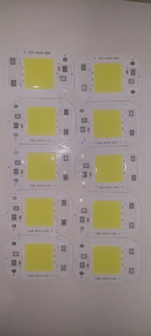 Чип матриця. 10 , 20 ,30 ,50 ,wattС драйвером 220v.