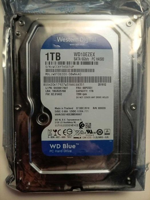 Жорсткий диск WD10EZEX-1 ТВ