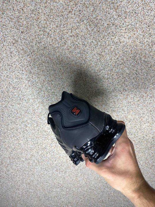 Змінюють колір Кросівки Nike Shox TL Black \ Red найк шокс чорні