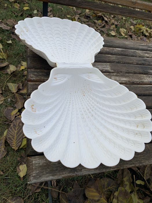 Ваза ракушка для фруктов и конфет