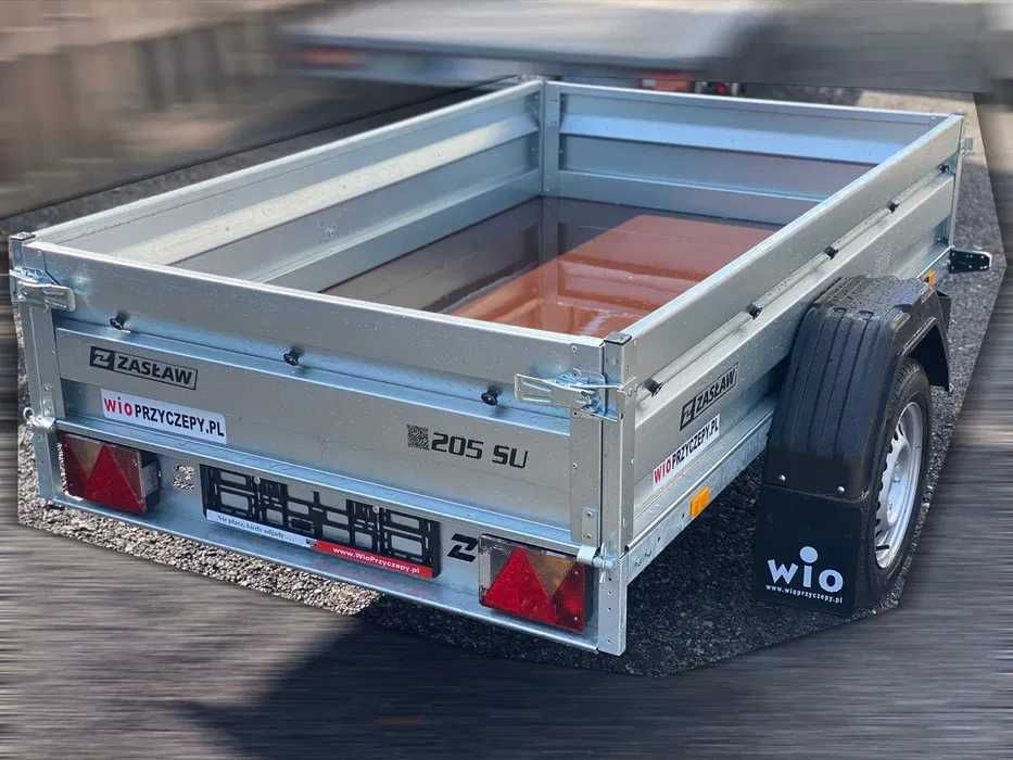 Przyczepa lekka ZASLAW 205SU PRO 750kg Gratis Dostepne 235SU 265SU
