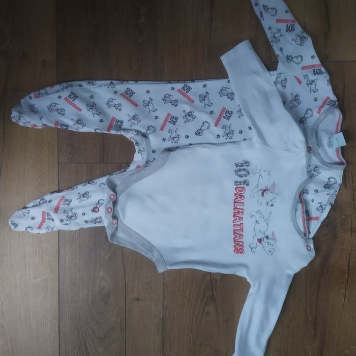 Pajacyk body zestaw 101 Dalmatyńczyków rozmiar 68