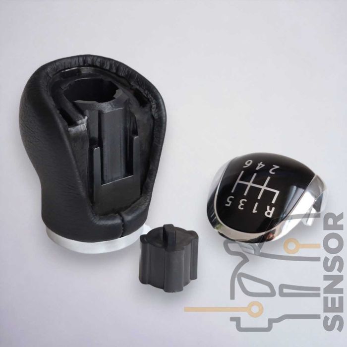 Ручка КПП NISSAN 6 передач Qashqai J 11 шкірзамінник