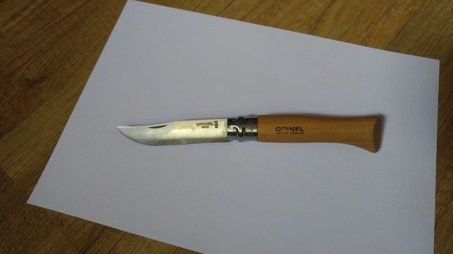 Nóż składany scyzoryk Opinel No 9 Inox - nierdzewka