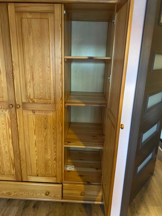 szafa sosnowa z nadstawka