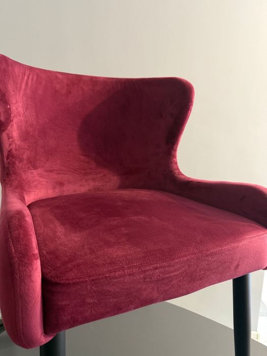 4 Sztuki  Krzesła welurowe