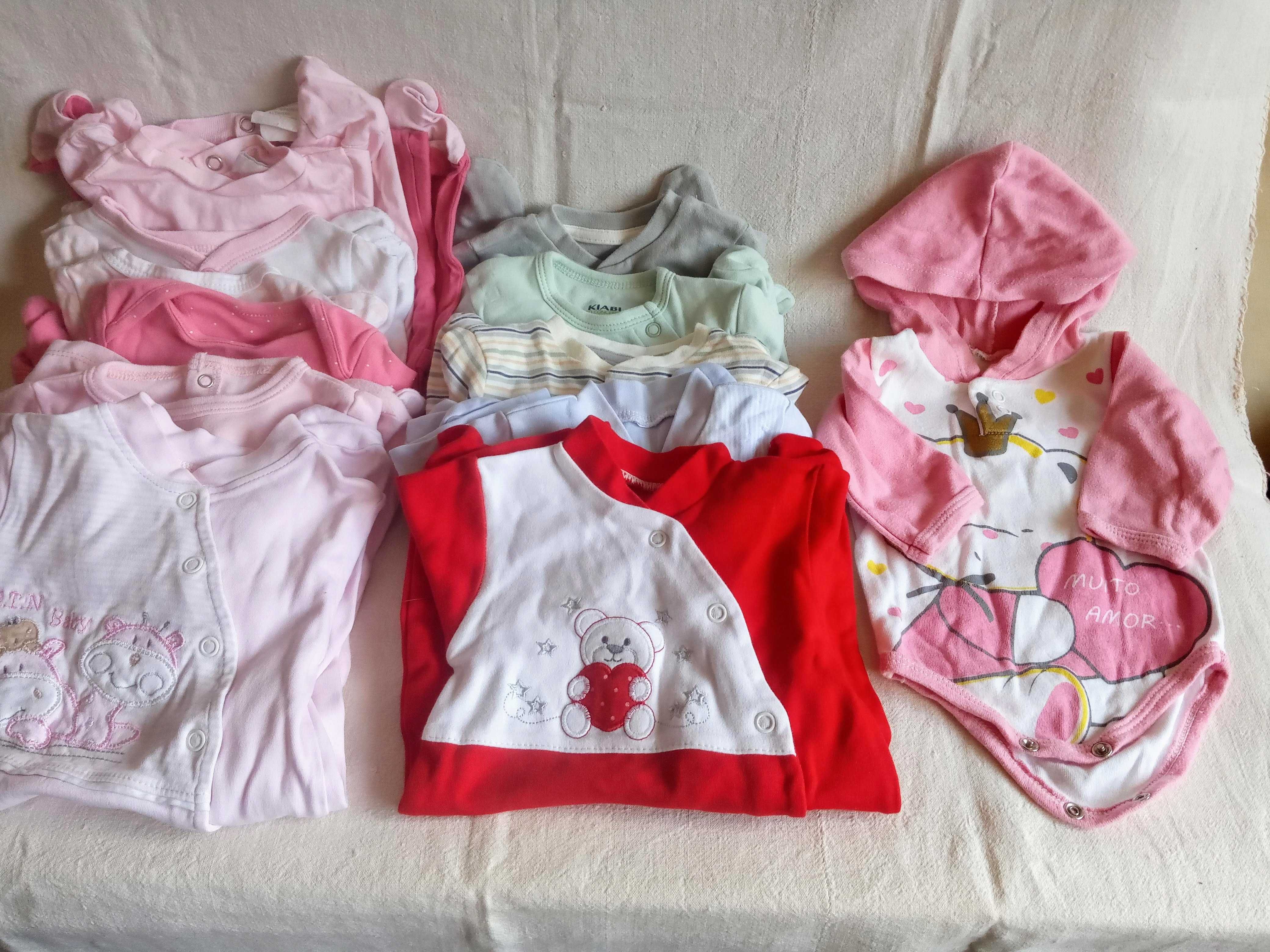 Roupa de bebé de 0 a 3 meses (72 peças)