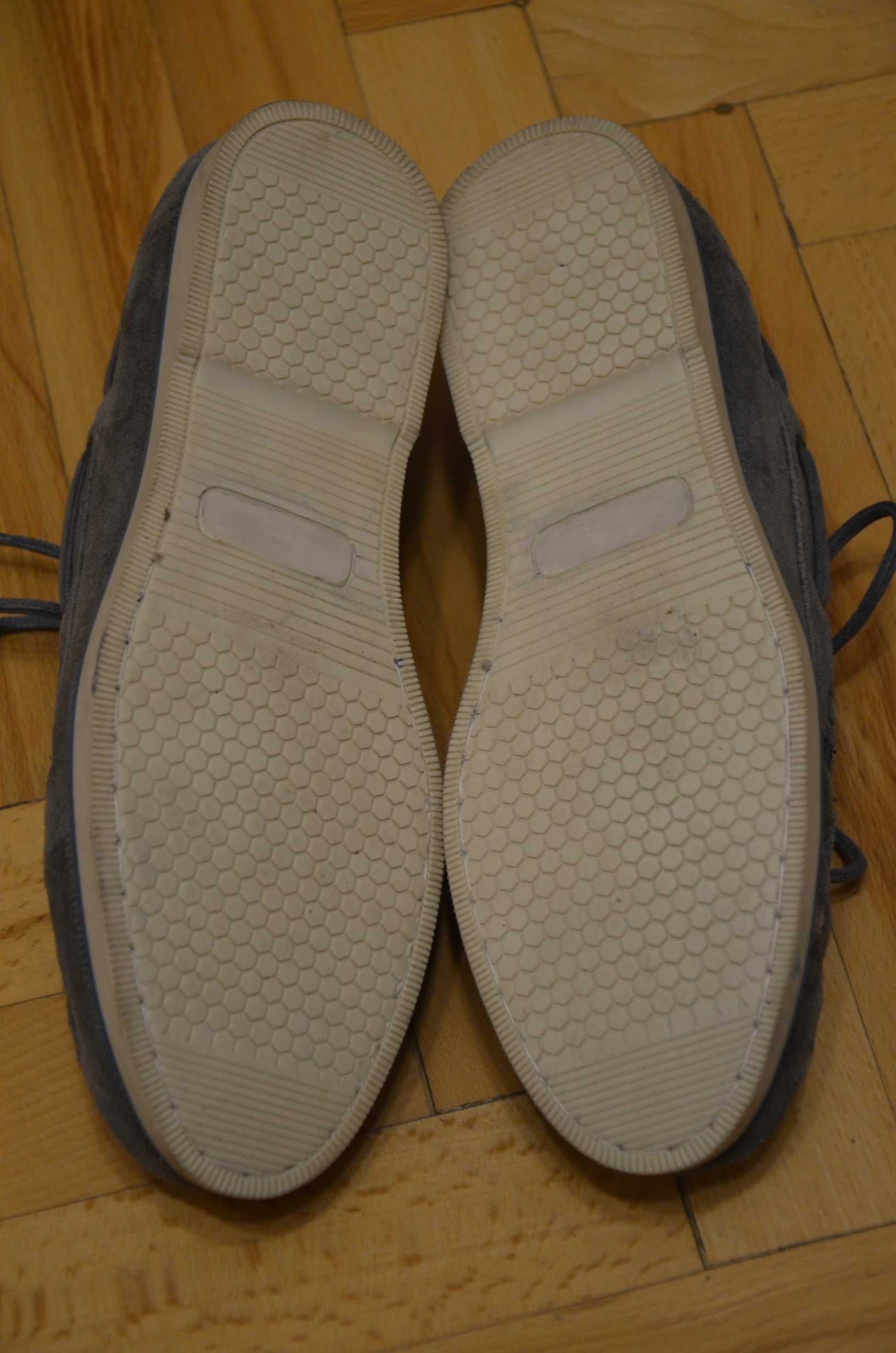 Buty  mokasyny żeglarskie George 41 wkł.27 skóra zamszowa superstan