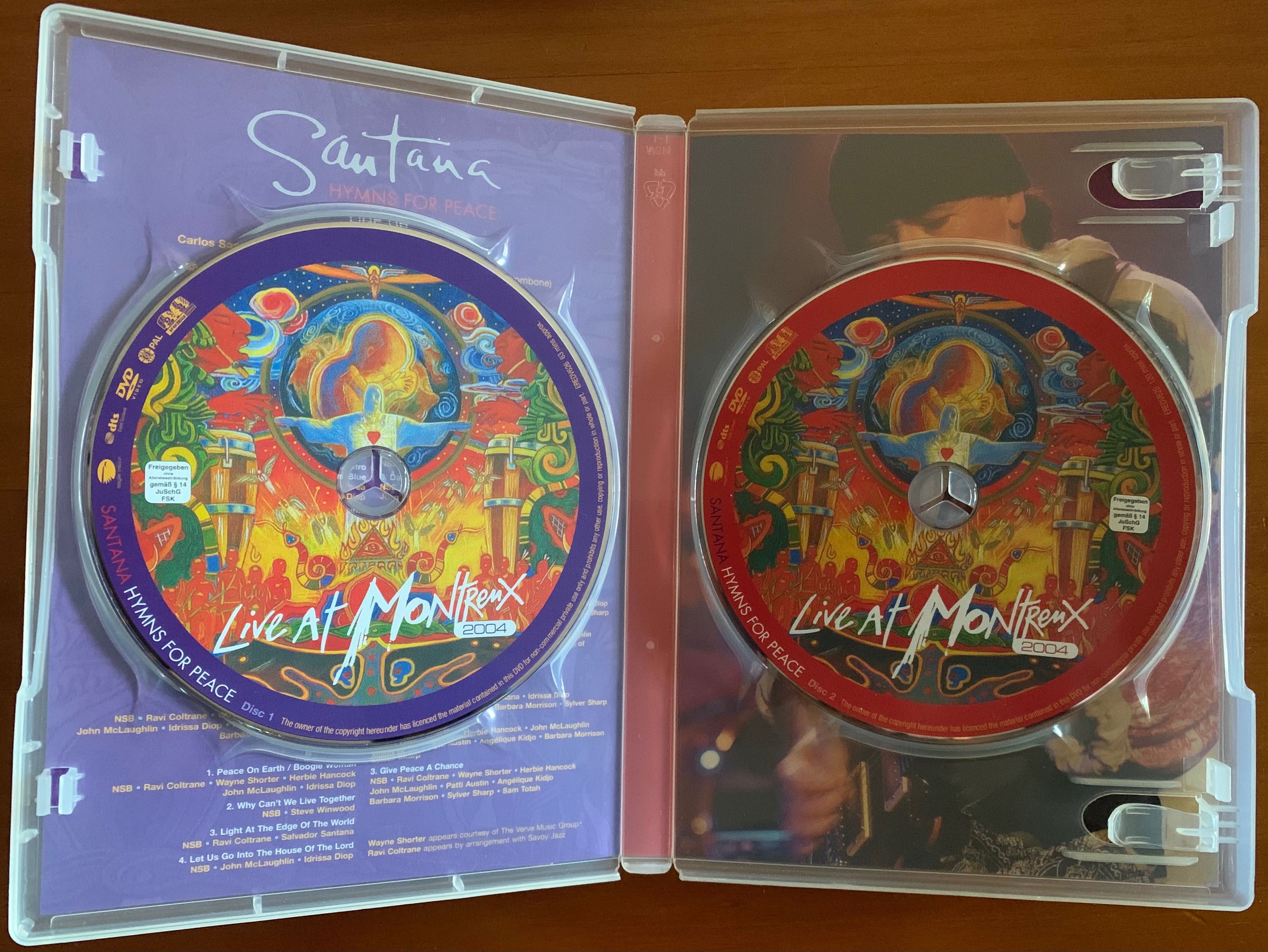 Santana Live at Montreux DVD