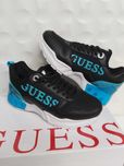 SP NOWE sneakersy niebieskie biale GUESS a361 platforma 38