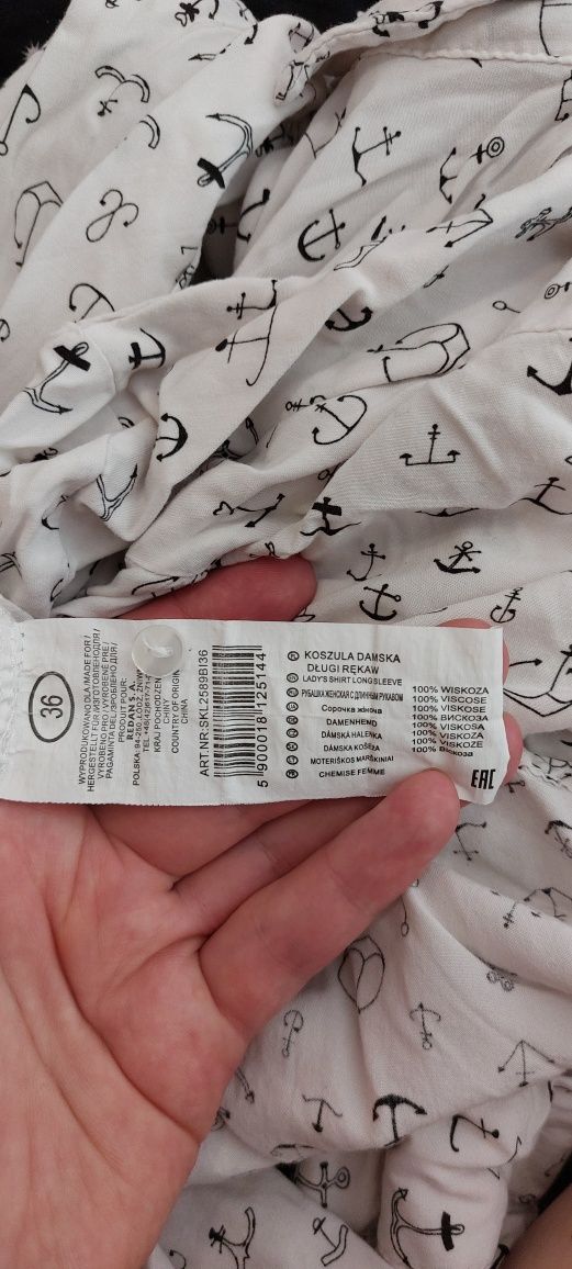 Koszula długi rękaw rozmiar 36