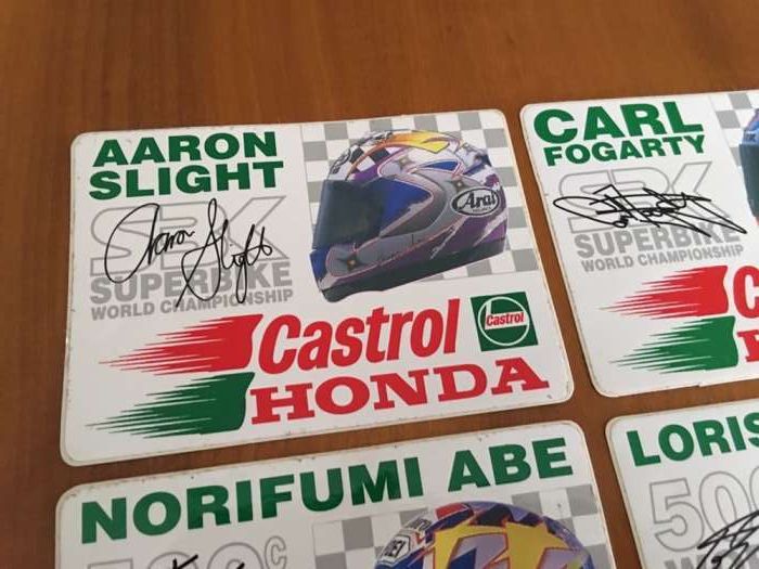 Autocolantes anos 80 / 90 yamaha honda Castrol