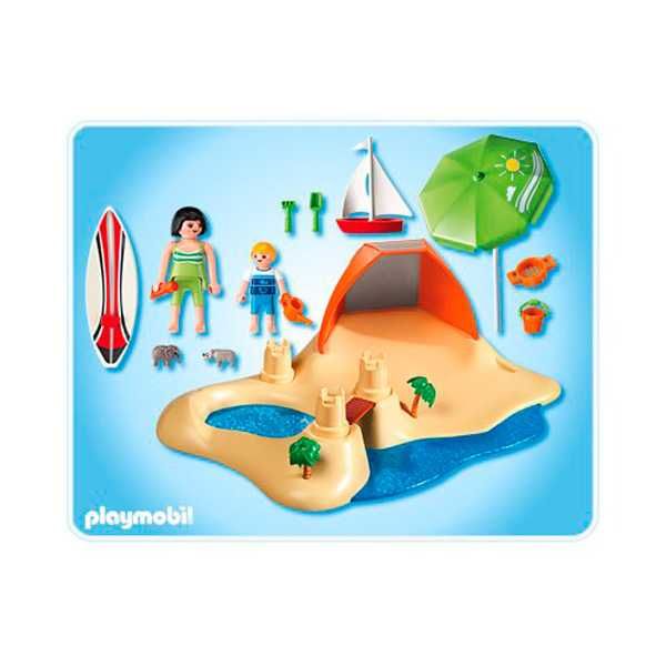 Playmobil placa de praia.