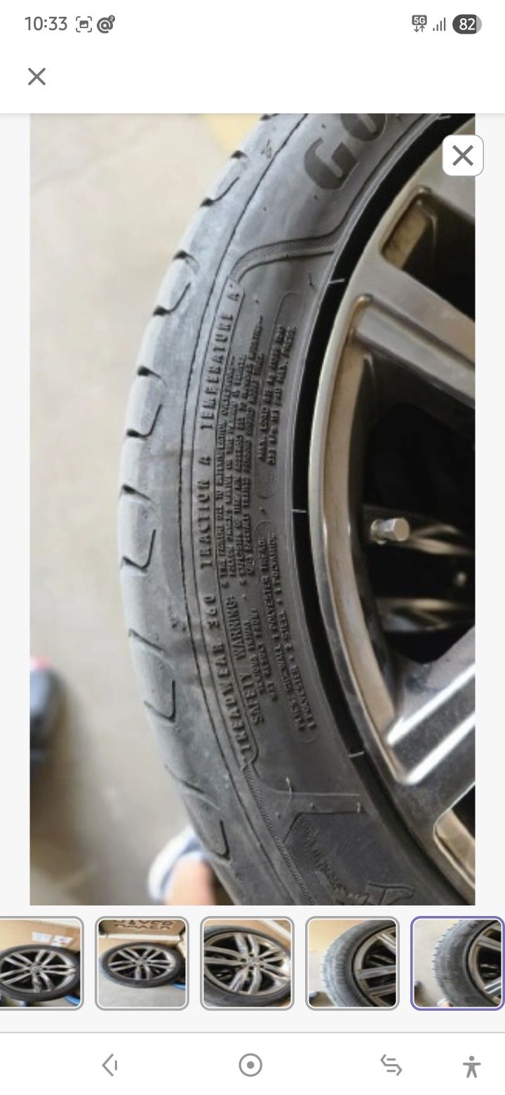 KOŁA ALUFELGI HB 17" 5x112 OPONY GOODYEAR 225/45R17 do VW i inne marki