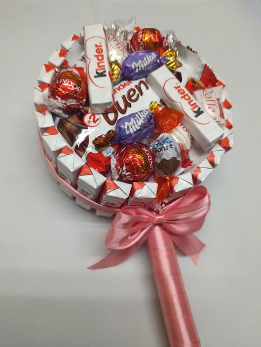 Lizak ze słodyczy bukiet