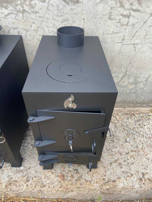 !Розпродаж! Буржуйка - піч на 30 м² посилена 5 мм / печь буржуйка