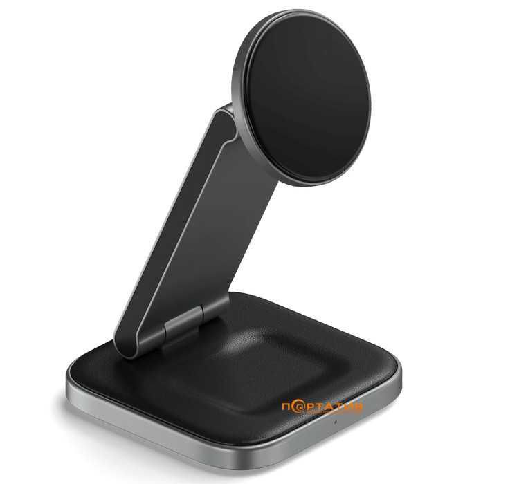 Бездротовий зарядний пристрій Satechi 3in1 Qi2 Wireless Charging Stand