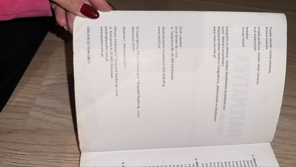 Matematyka 1 Pazdro rozszerzenie