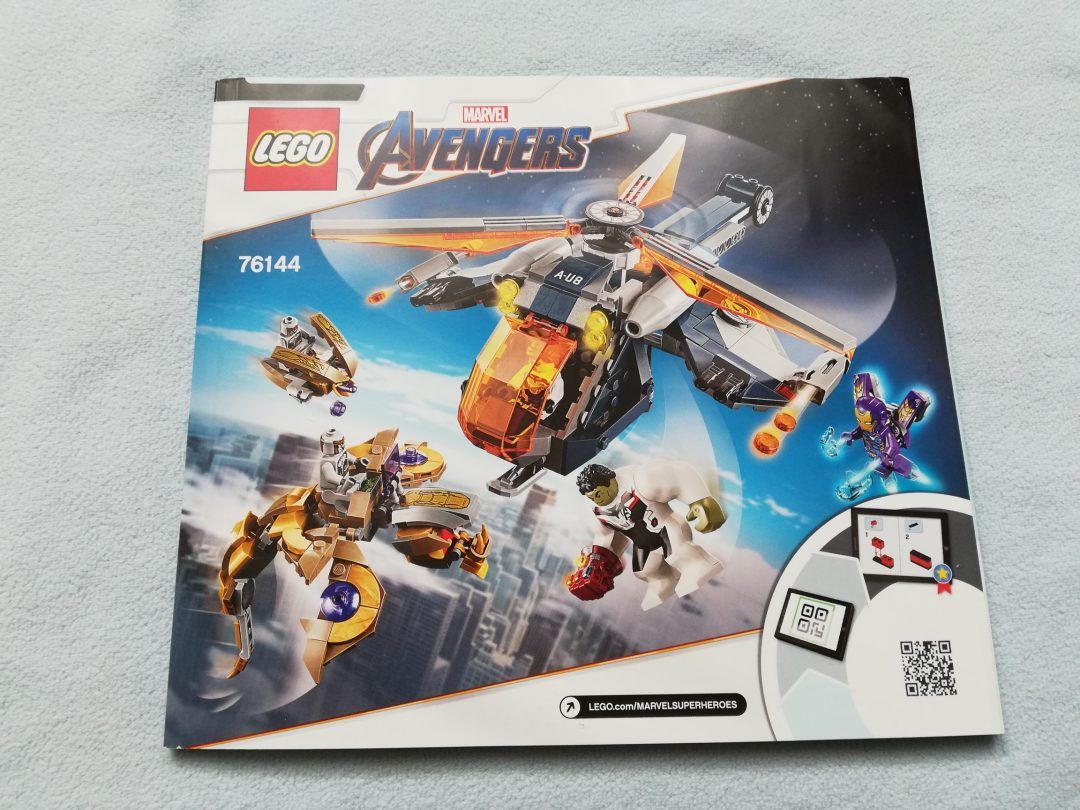 Instrukcja lego do klocków Avengers 76144 Marvel