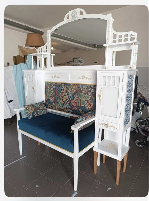 Movel sofa antigo restaurado