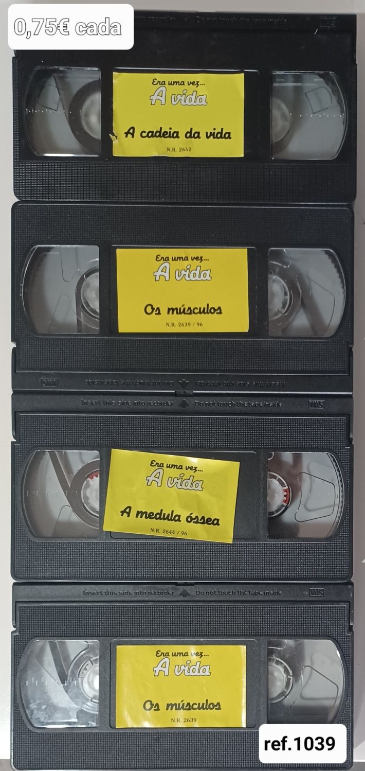 123 Cassetes de vídeo VHS (1)