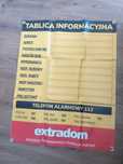 Tablica informacyjna budowlana+ dziennik budowy
