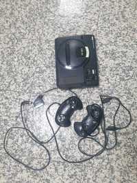 Mega drive sega 2 comandos e cabo para a tv