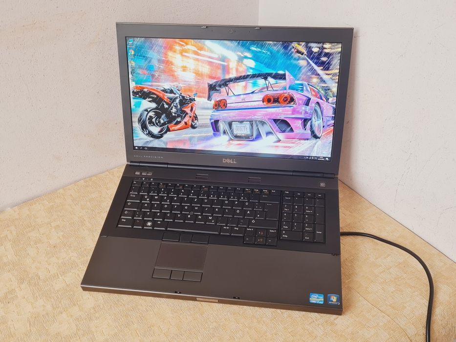 Dell M6600 i7-2760QM/ssd 120гб/озу 8гб/Nvidia 3000m-2гб/Ноутбук