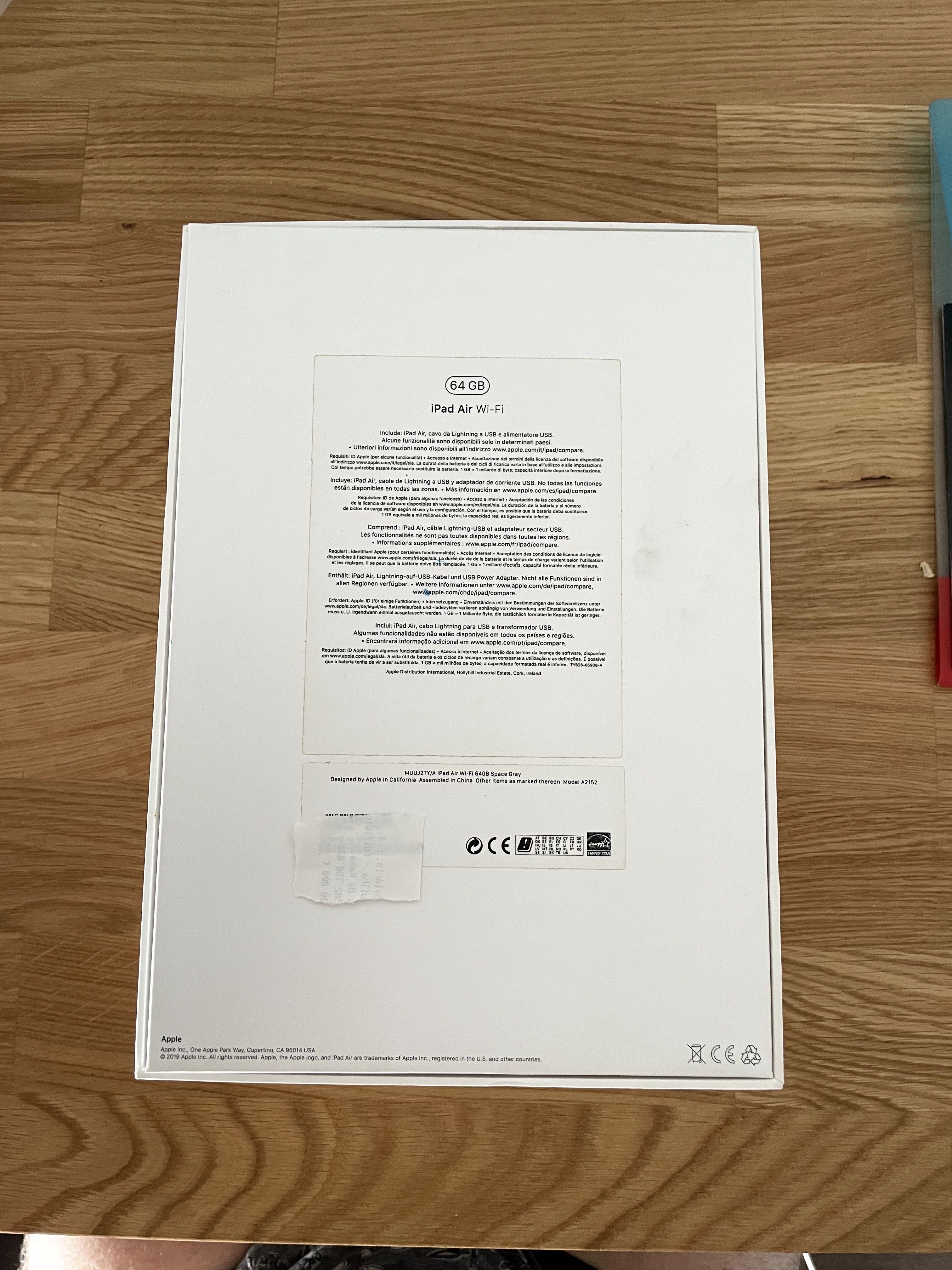 IPad air 64GB 3ª geração Space grey