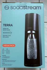 Saturator SODASTREAM Terra Czarny + 3 butelki i 1 nabój CO2