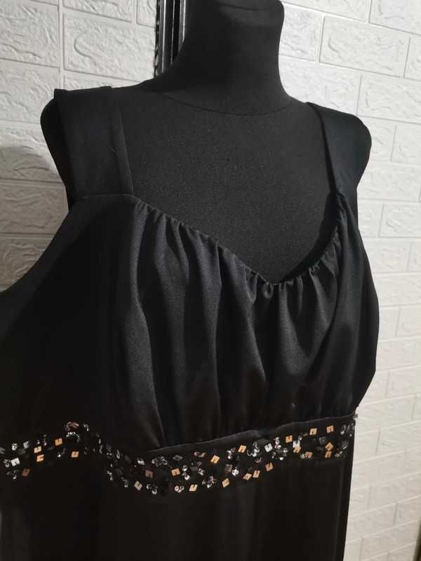 sukienka czarna stan idealny rozmiar 54 cena 38 zł
