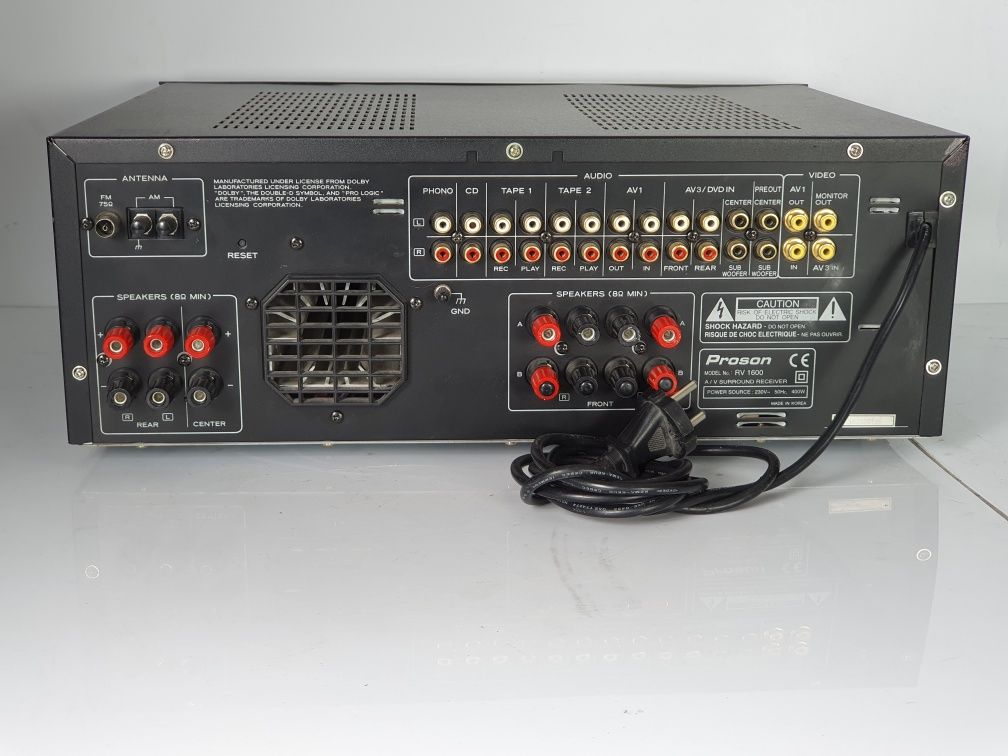 Amplituner Proson RV 1600 Wzmacniacz 8ohm 400W Szwedzki Dobór Audio