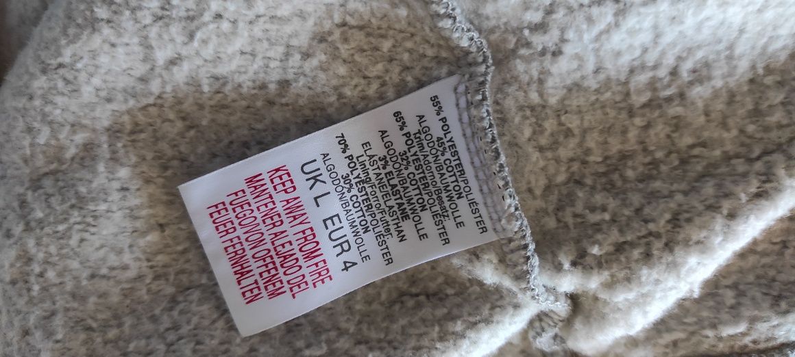 SG Bluza męska L szara rozsuwana bluza męska L
