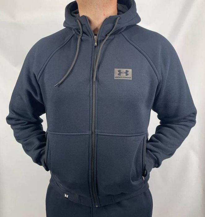 Мужской спортивный костюм Under Armour зимний тёплый на флисе