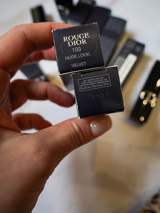 Помада Dior Rouge 100 Nude Look Velvet