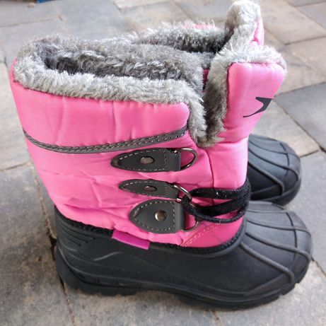 Buty dzieciece śniegowce na zimę jesień 21 cm podeszwa Nie używane
