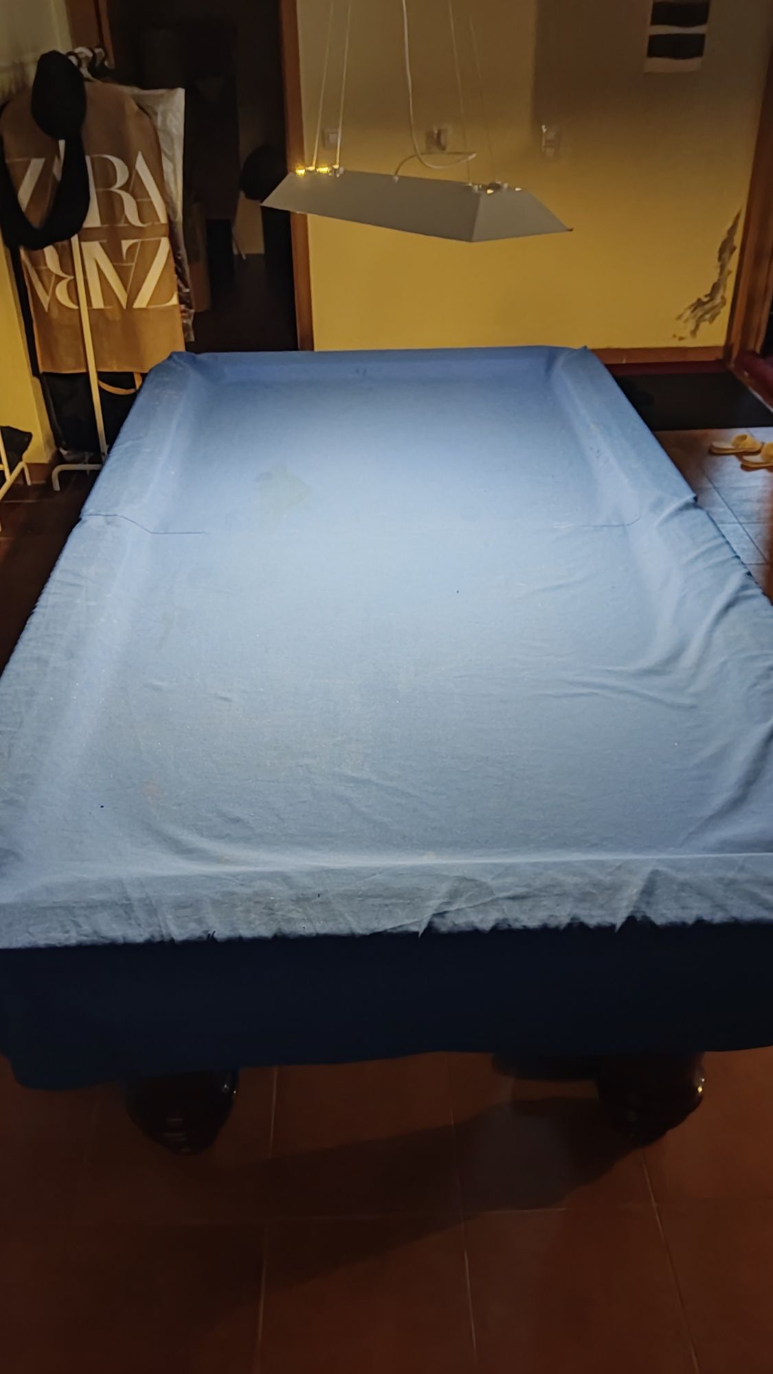 Mesa de snooker/bilhar + acessórios