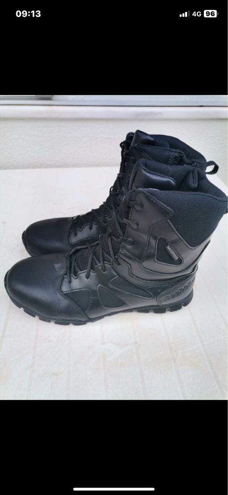 Botas Rebook Militares Fecho Lateral