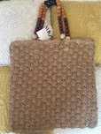 ZARA  torba typu shopper z plecionki