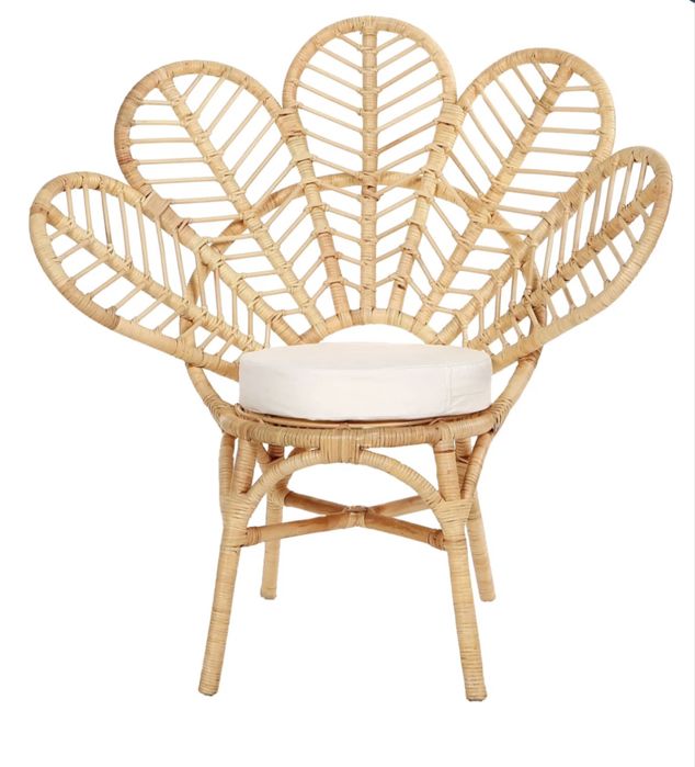 Krzesło z rattanu Daisy, boho